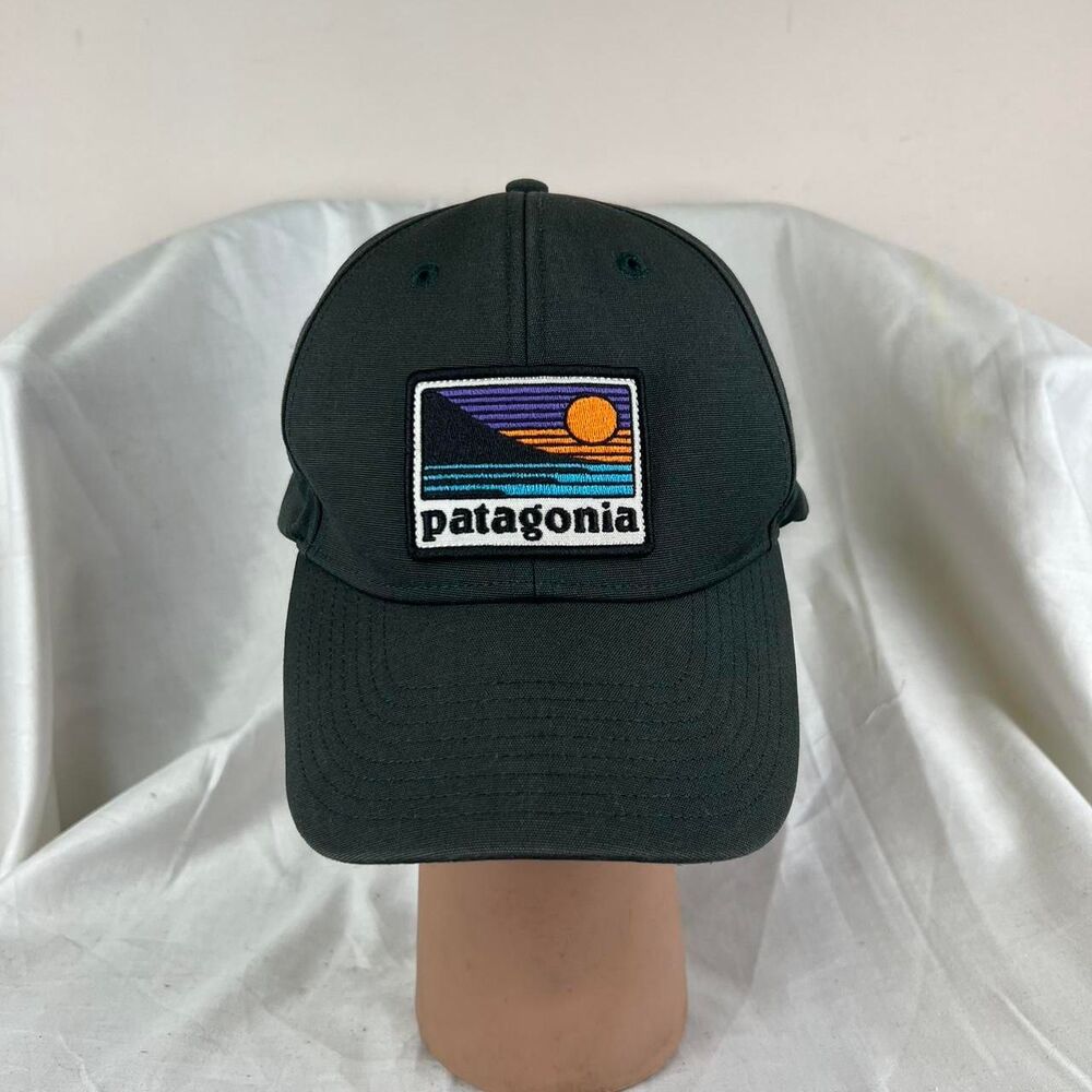 Patagonia Green Baseball Cap With Embroidered Logo